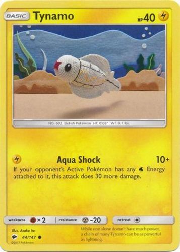 Pokemon Tynamo - 44/147 - Common NM-Mint Burning Shadows