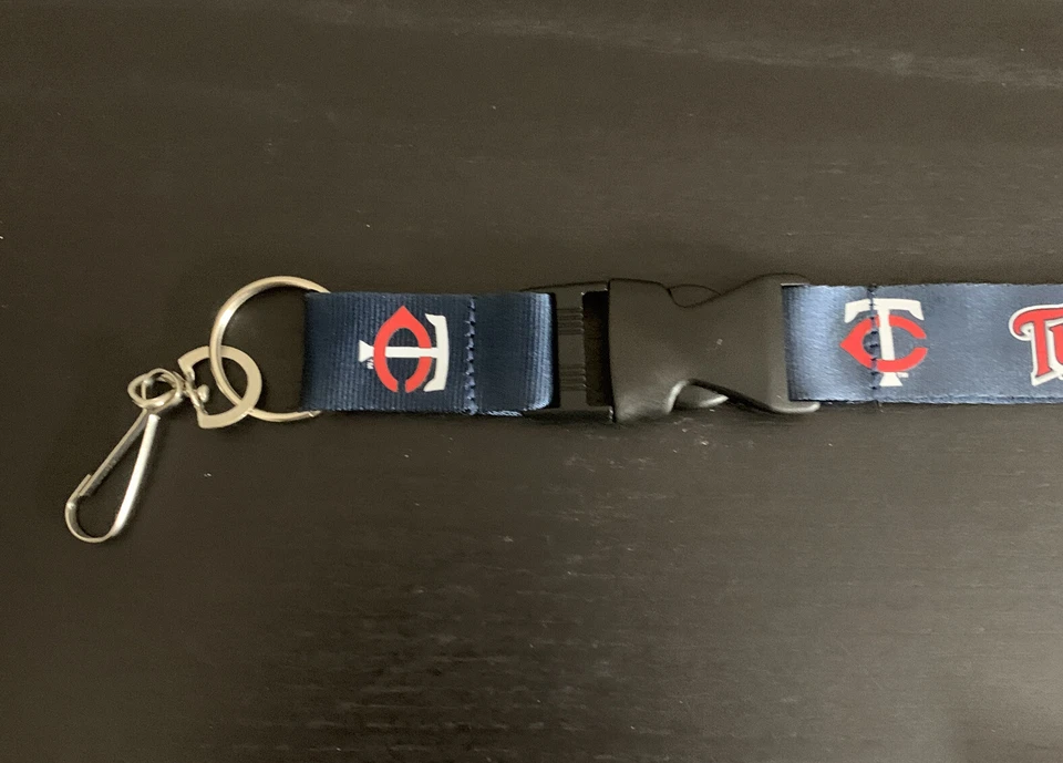 Minnesota Twins Lanyard Keychain Blue - Image 2 of 3