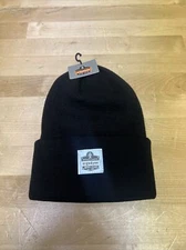 Ergodyne 16808 N-FERNO Cuffed Rib Knit Winter Hat - Black
