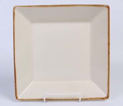 NEW Pottery Barn Asian Square Putty 9.25  Vegetable Serving Bowl