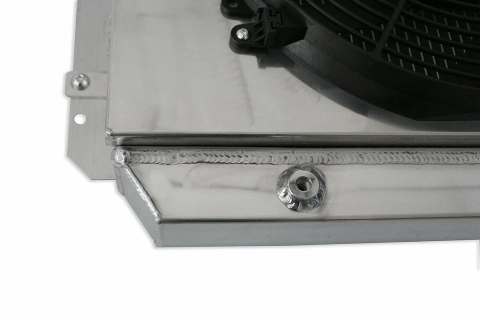 Для 1950-54 Chevrolet Bel Air 49-52 Fleetline V8 только 3 ряда радиатор, плащаница и вентилятор - Изображение 4 из 4