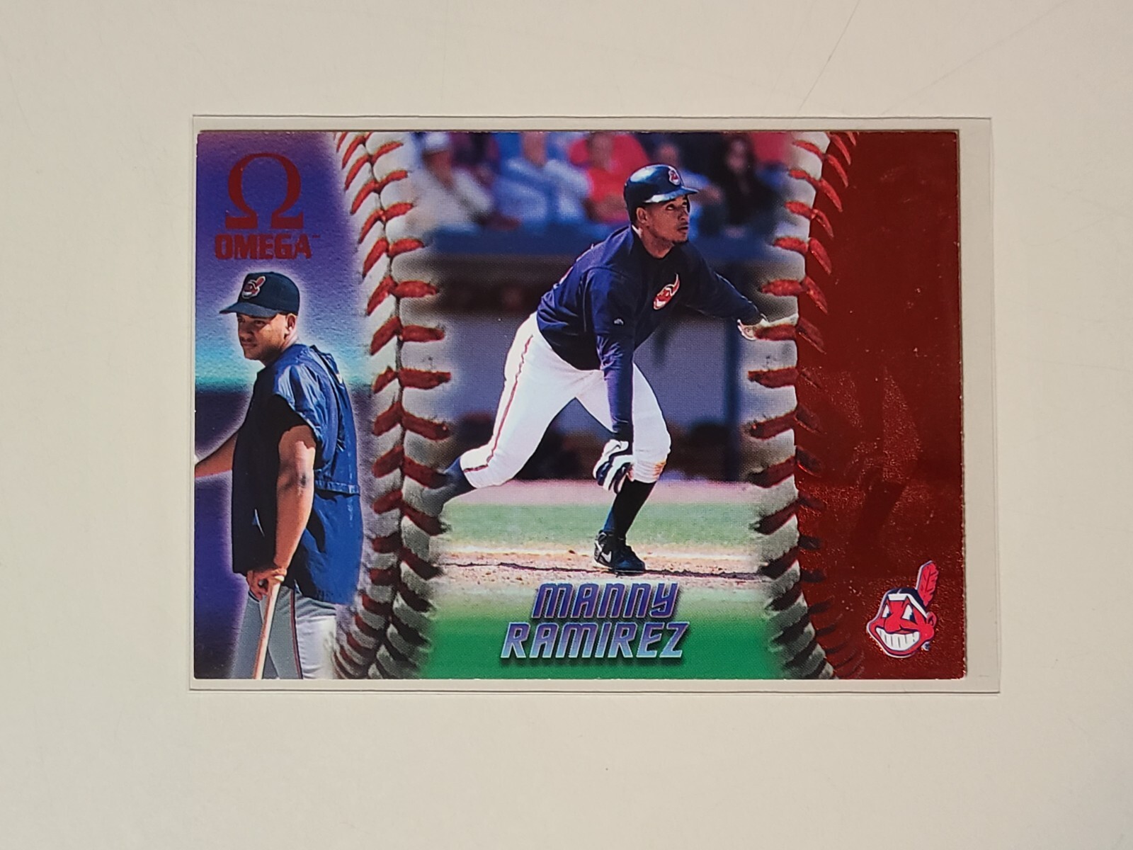 Manny Ramirez 1998 Pacific Omega Red Baseball Card