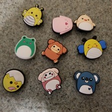 9 pcs Squishmallow Croc Shoe Charms