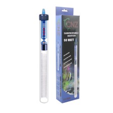 50W Glass Submersible Aquarium Fish Tank Water Thermostat Heater Up to 20 Gal