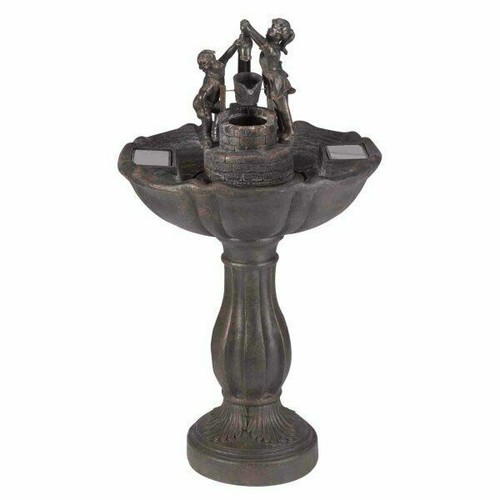ValueLights Statua Gonk Solare Per Esterni 30cm - Luce Da Giardino, Decorazione Patio, Resistente - Foto 2