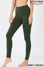 ZENANA Premium Microfiber Full Length Leggings