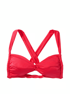 M - VICTORIA'S SECRET SWIM Twist Bralette Bikini Top Wild