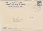 Australia 1959  FDC  QEII 5d issue on Sigma cachet cover   fair/good condition