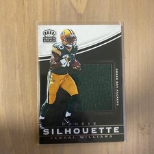 Jamaal Williams 2017 Crown Royale Football Rookie Silhouette Patch Packers