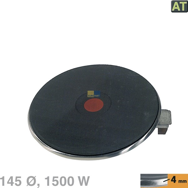 Kochplatte, Herdplatte Ego 13.14463.040 1314463040 1500W 4Mm Rand 145Mm-image