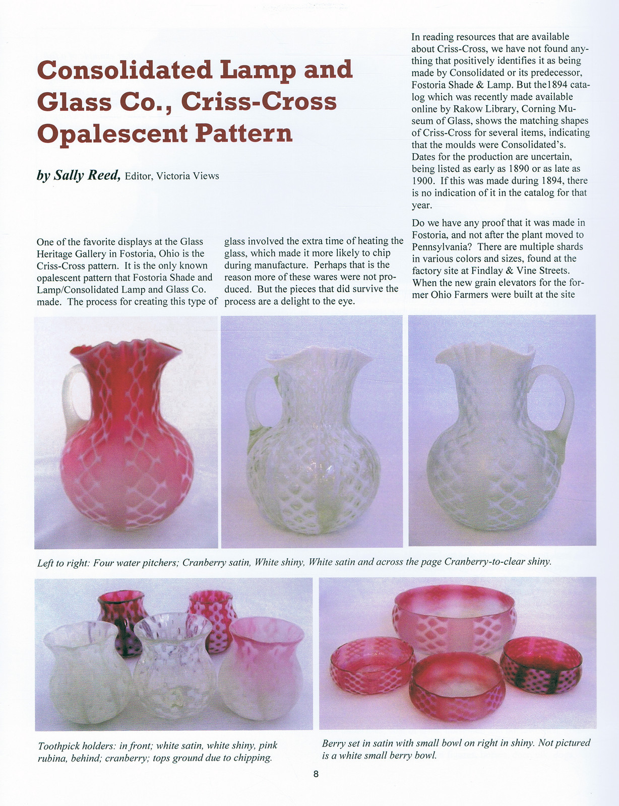 Early American Pattern Glass Society NewsJournal 222 Locke ArtJohn E