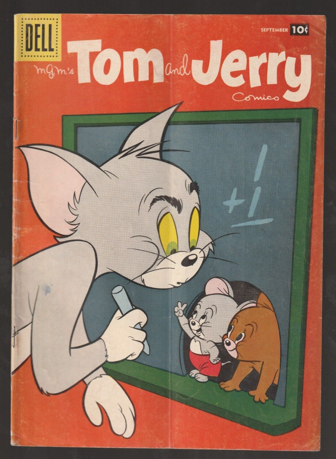 Dell MGM's Tom and Jerry Comics #158 September 1957 Readable Good