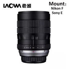 Venus Laowa 60mm f/2.8 2x Ultra-Macro Manual Focus Lens for Nikon F/Sony E Mount