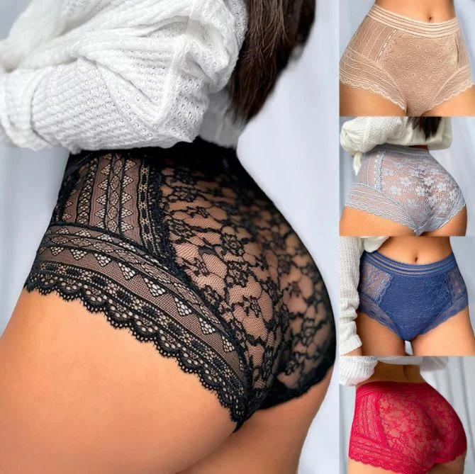 5 Pack Lot Womens Sexy French Lace Panties Lingeries Underwear