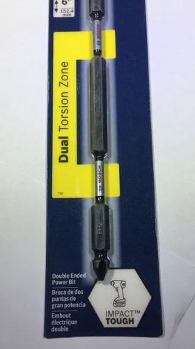Bosch ITDEPH2601 Dual Torsion Impact Tough 6” Phillips #2 Double Ended PH2 Bit - Picture 3 of 4