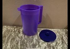 New Tupperware Beautiful Jumbo Pitcher 1 Gallon Purple Shades Colors