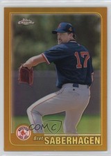 2001 Topps Chrome Retrofractor Bret Saberhagen #541 0ii1