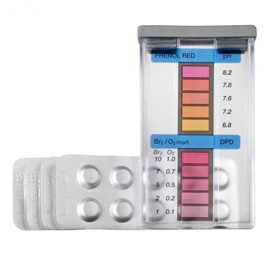 Kit Test Análisis Valores Oxígeno Desinfección y Ph Agua Piscina