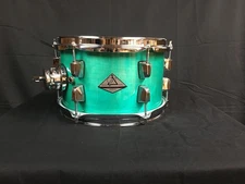 Element 2 Electronic Drum Pad 10x6 Turquoise Wood Finish Mesh Heads New! W/arm