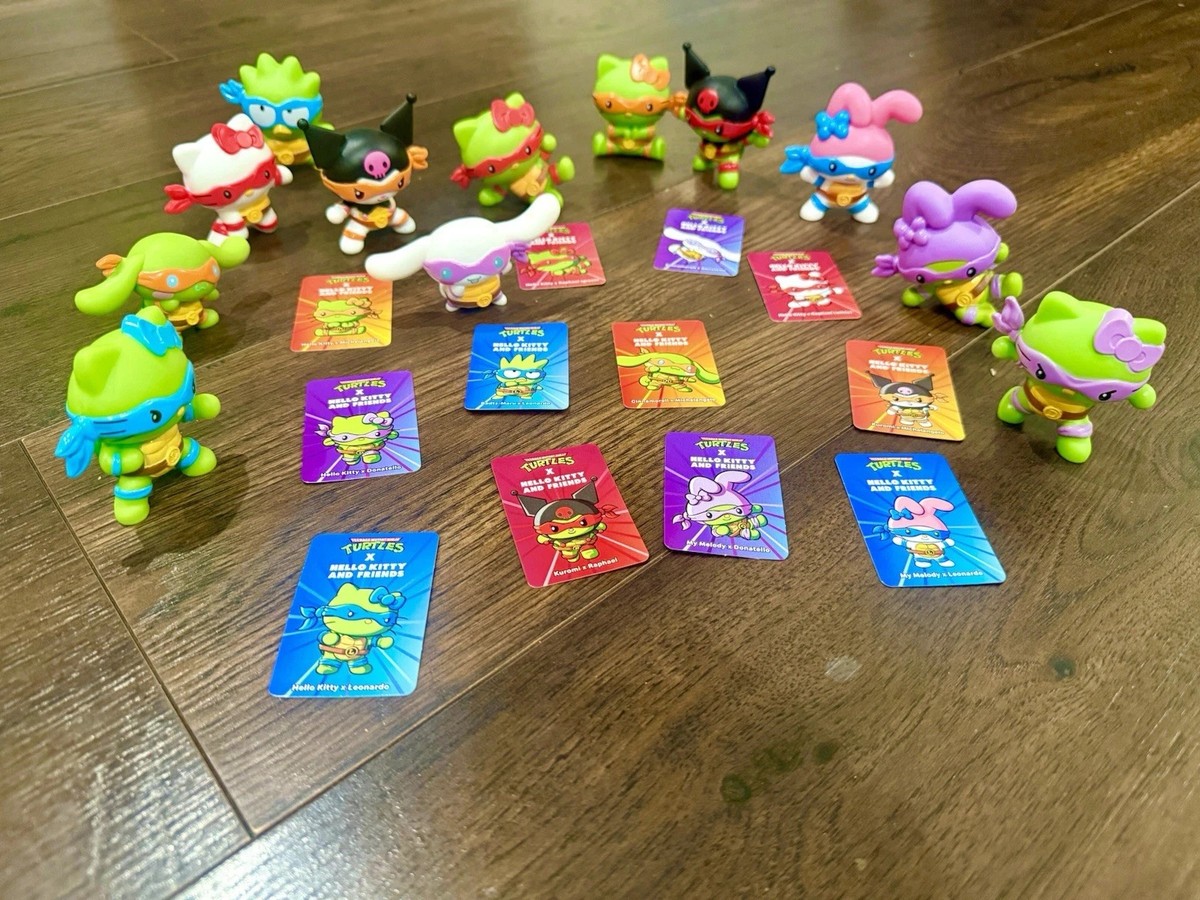 2025 Sanrio MY MELODY Ninja Turtles Mc DONALDS Hello Kitty Happy
