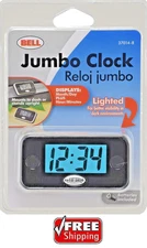 Bell Automotive Jumbo Clock , One Size Digital Clock Self Balancing NEW FREE SH