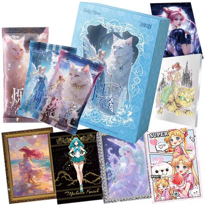 Sailor Moon Sparkling Gold 13 Pack Trading Card Booster Box Anime TCG CCG NEW