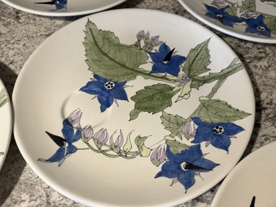 Vintage Ernestine Salerno Italy Pottery Snack Breakfast Luncheon Plate 807 BV 8