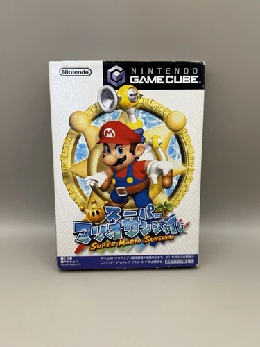 Super Mario Sunshine w/ Box, Manual (Japanese Ver.) - Nintendo GameCube - CIB