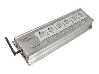 ALLNET MSR IO central power strip 6-compartments incl. ALL4176V3