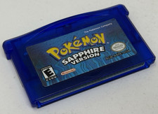 Pokémon Sapphire Version (GBA) Game Only With Dry / Dead Battery