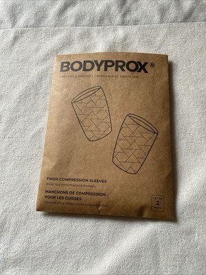 Bodyprox Thigh Compression Sleeve 1 Pair Hamstring Compression Sleeve  XS New