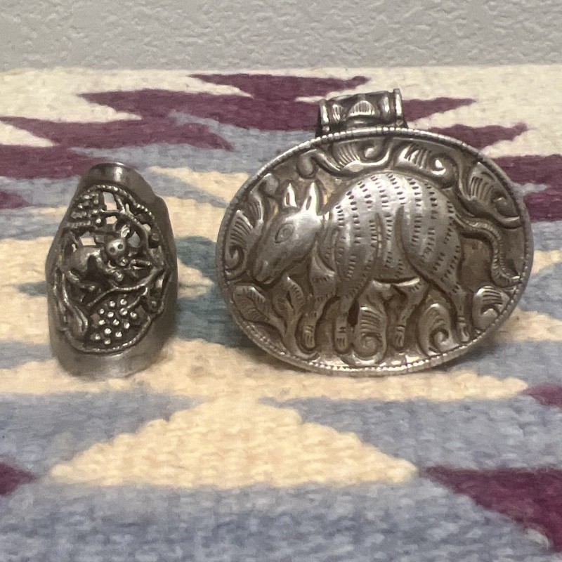 Antique Ring And Pendant