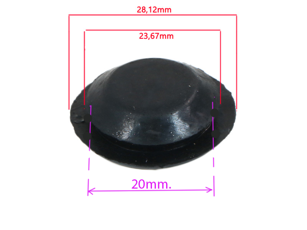 Gummi Blindstopfen 20Mm FüR Mercedes R107 W108 W110 W111 W113 190SL BE7131-image