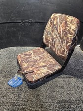 Attwood 98395CAMO - 16" H x 7" W x 16" D Camo Low Back Folding Boat Seat