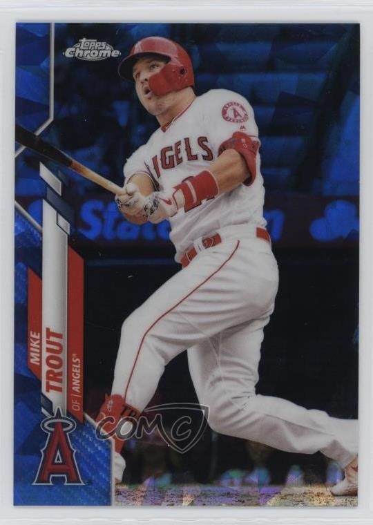 2020 Topps Chrome Sapphire Edition Mike Trout #1 15sd