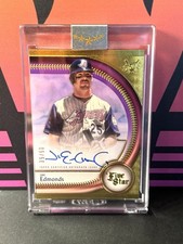 2025 Topps Five Star JIM EDMONDS Autograph Purple /50 Angels FSA-JE Encased