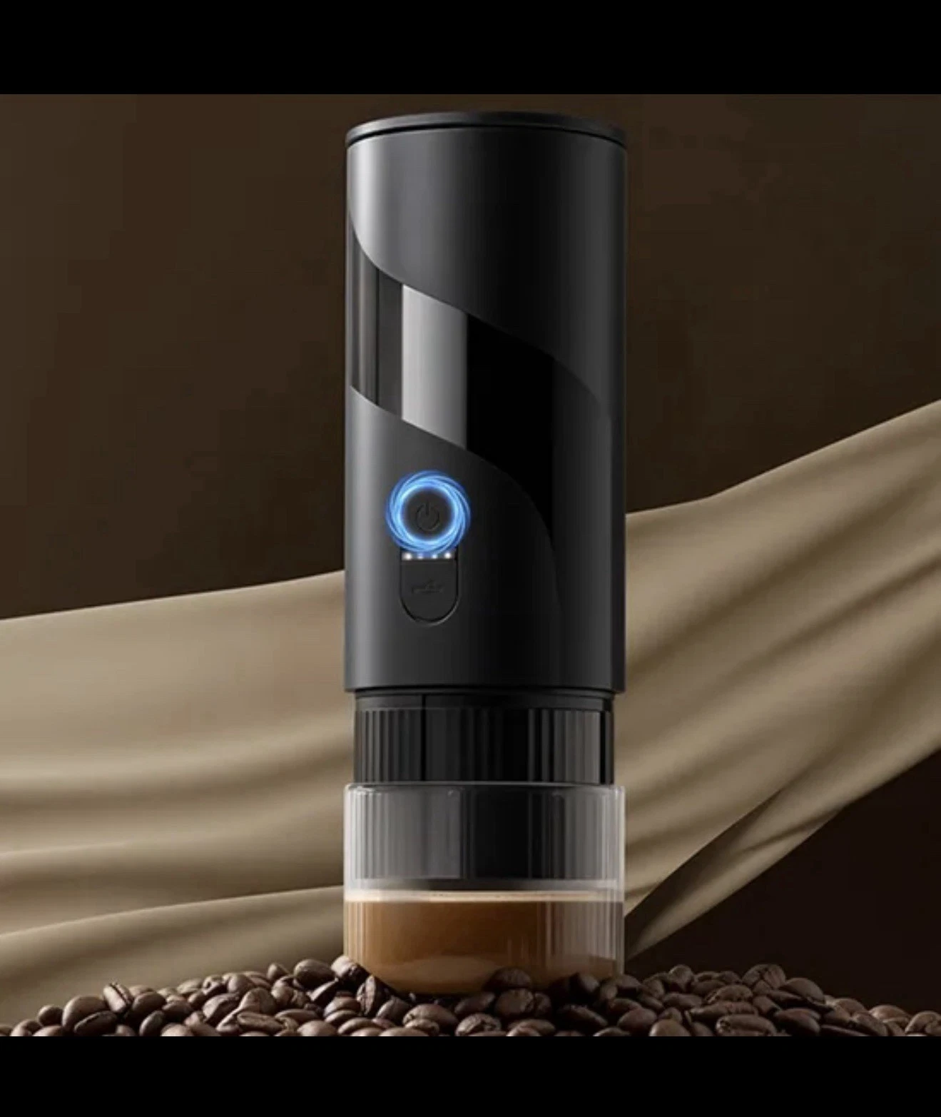 Portable Electric Espresso Machine Cordless, Rechargeable, Travel Coffee Maker