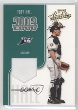 2003 Playoff Absolute Memorabilia Player Collection Gold 5/25 Toby Hall c2a