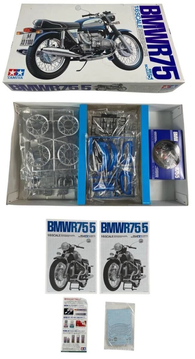 HY3858F TAMIYA 1/6 Motorcycle Series No.5 BMW R75/5 Plastic el 05