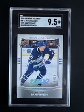 SGC 9.5 MITCH MARNER 10TH ANNIVERSARY MVP SILVER SCRIPT #16/25 #MR-16 JERSEY #!