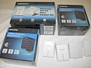 Assorted Network Kit  500Mbps Powerline 500 AV NETIS extender, TP-Link TL-PA4010