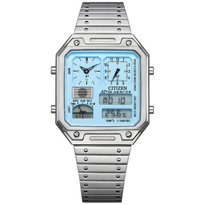 CITIZEN RECORD LABEL PLAYGROUND Edition THERMO SENSOR JG2120-73L Light Blue