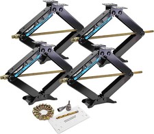 Heavy Duty 24" RV Trailer Camper Stabilizer Scissor Jacks Set of 4 with