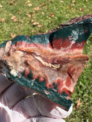 PREMIUM SPECIMEN__RARE Idaho Sunset Jasper / Agate Rough - Lemhi County, Idaho