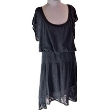 Anthropologie Leifnotes size M black evening dress