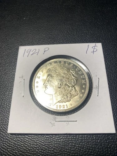 1921 P Morgan Silver Dollar- Gem BU