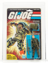 GI JOE AFA GRADED RIPCORD 32 BACK SERIES 3 MOC HASBRO ARAH 1984