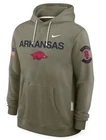 ARKANSAS RAZORBACKS  NIKE 2025 Military Appreciation Dri-FIT Hoodie Mens XL