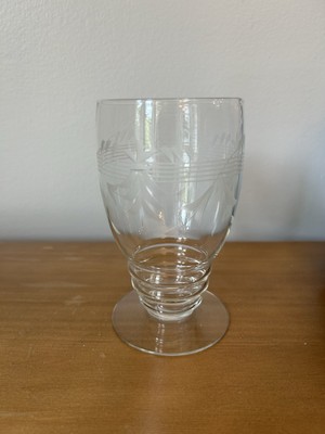 Imperial Etched Glass 11 Ounce Footed Tumbler 451 Collection