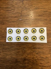 5 pair of New Concept Glass Eyes for Taxidermy and Decoy Making.